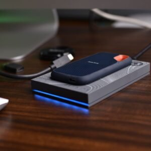 Portable external SSD storage